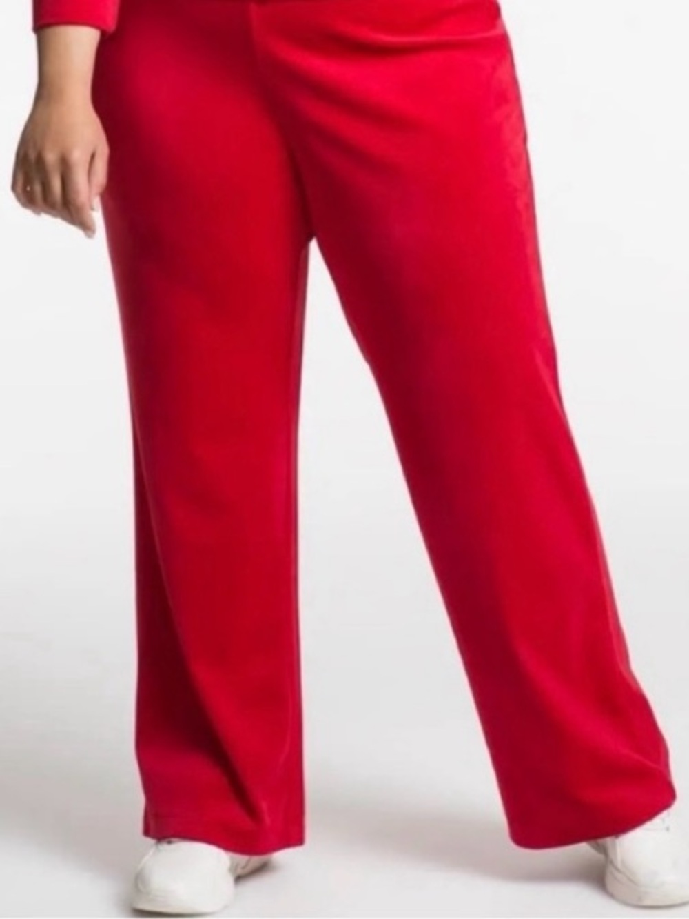 Juicy Couture Red Velvet Track Pants NWT